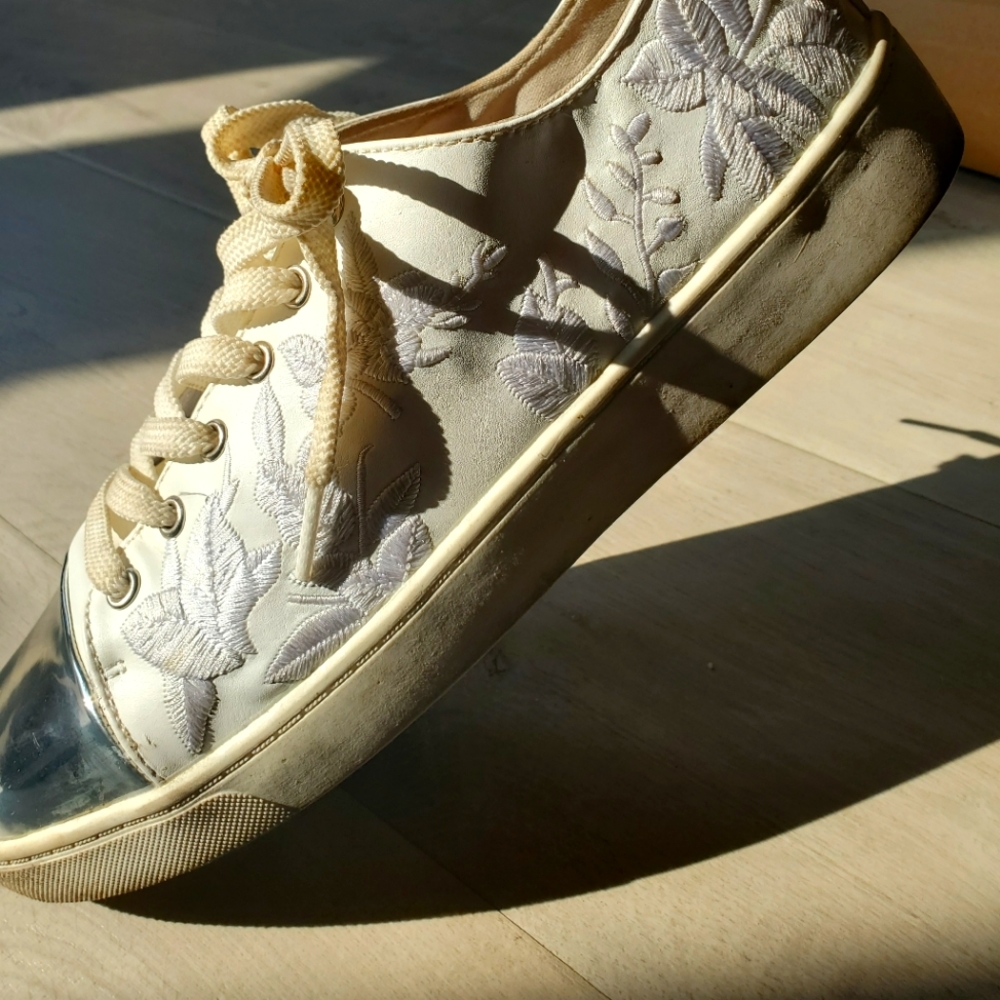 Floral Canvas Sneakers